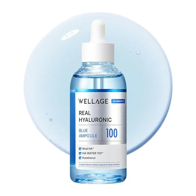 Wellage Real Hyaluronic Blue 100 Ampoule 2.54 fl. oz.(75ml)