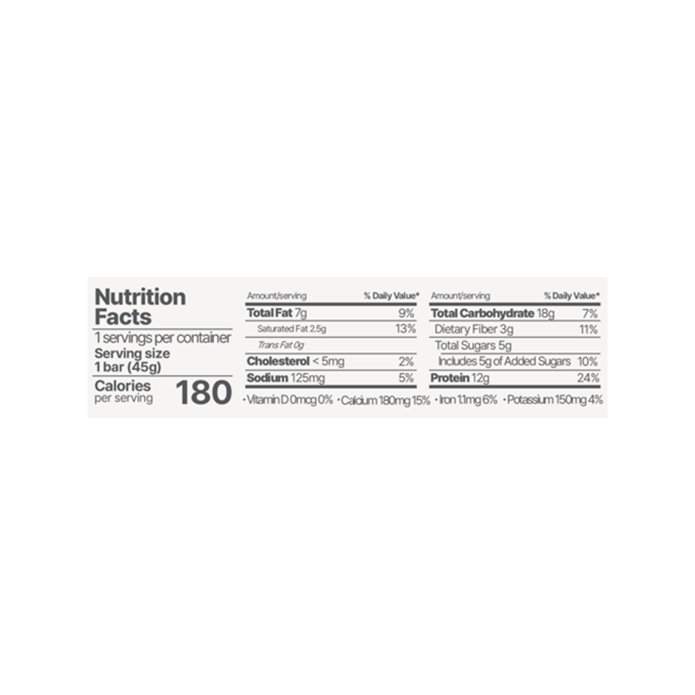proteinmill Haru Protein Bar Black Sesame 1.5 oz.(45g) - Image 2 of 2