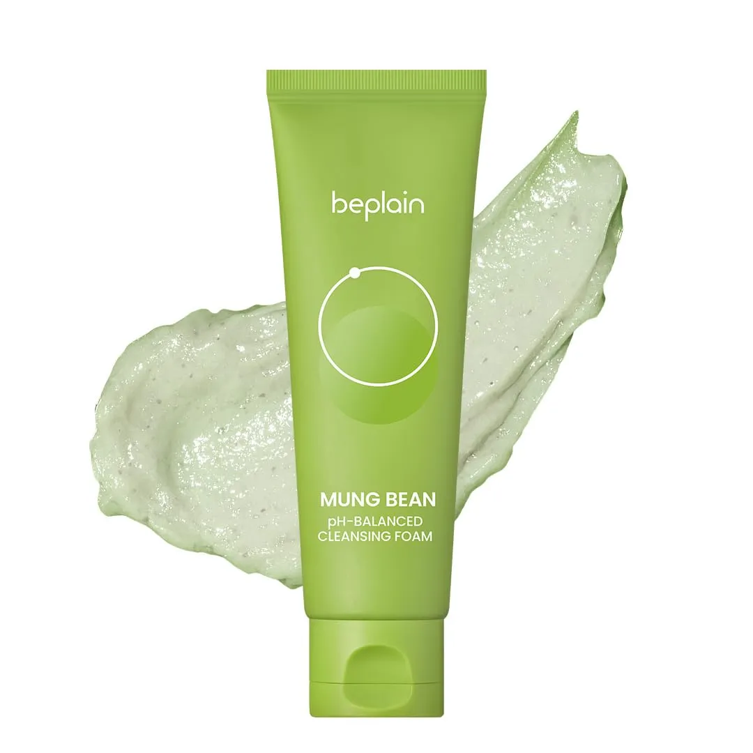 beplain Mung Bean pH-Balanced Cleansing Foam 5.41 fl. oz.(160ml)