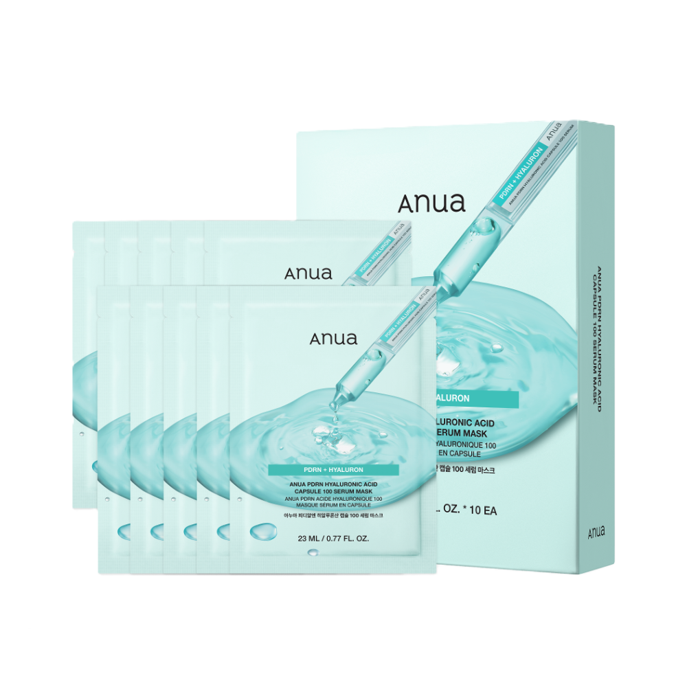 Anua PDRN Hyaluronic Acid Capsule 100 Serum Mask 0.77 fl. oz.(23ml