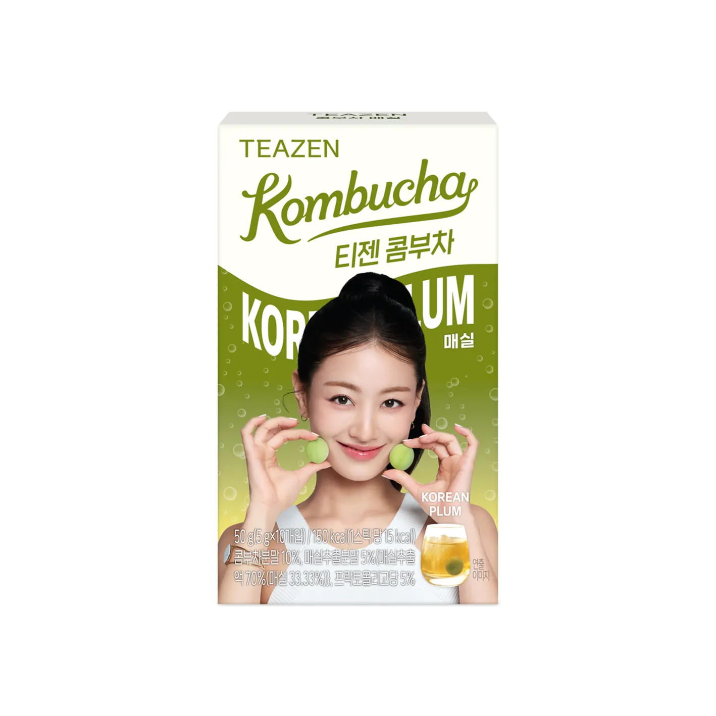 Teazen Kombucha Korean Plum 0.18 oz.(5g) x 10ea | OLIVE YOUNG US