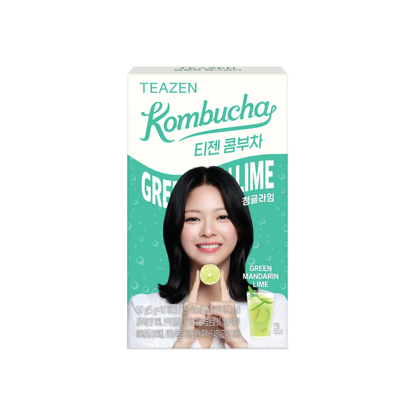 Teazen Kombucha Green Mandarin Lime 0.18 oz.(5g) x 10ea