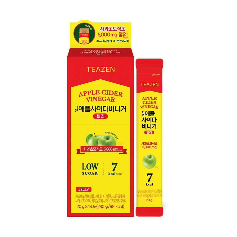 Teazen Apple Cider Vinegar Jelly 0.7 oz.(280g) x 14ea