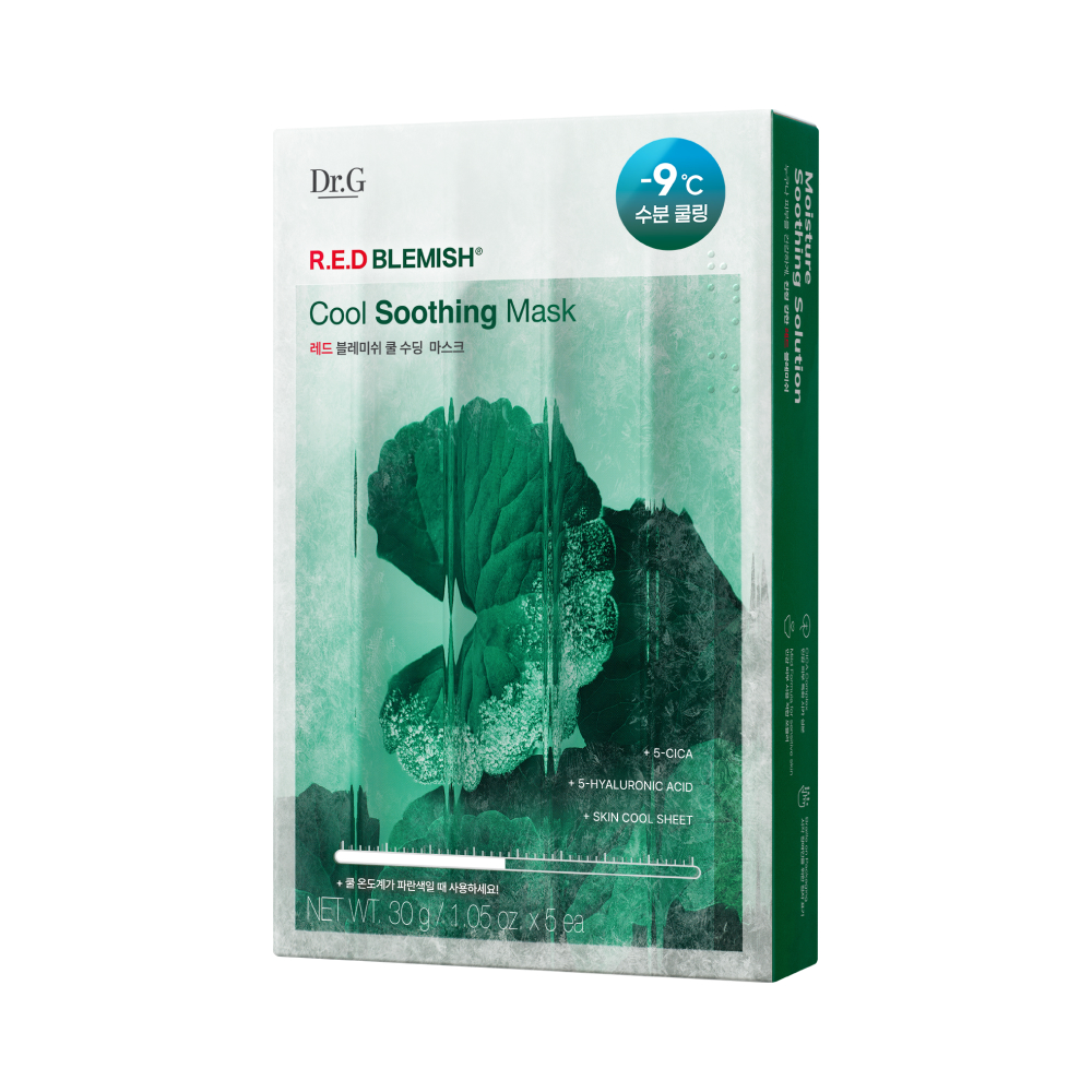 Dr.G R.E.D Blemish Cool Soothing Mask 5ea 1.05 oz.(30g)