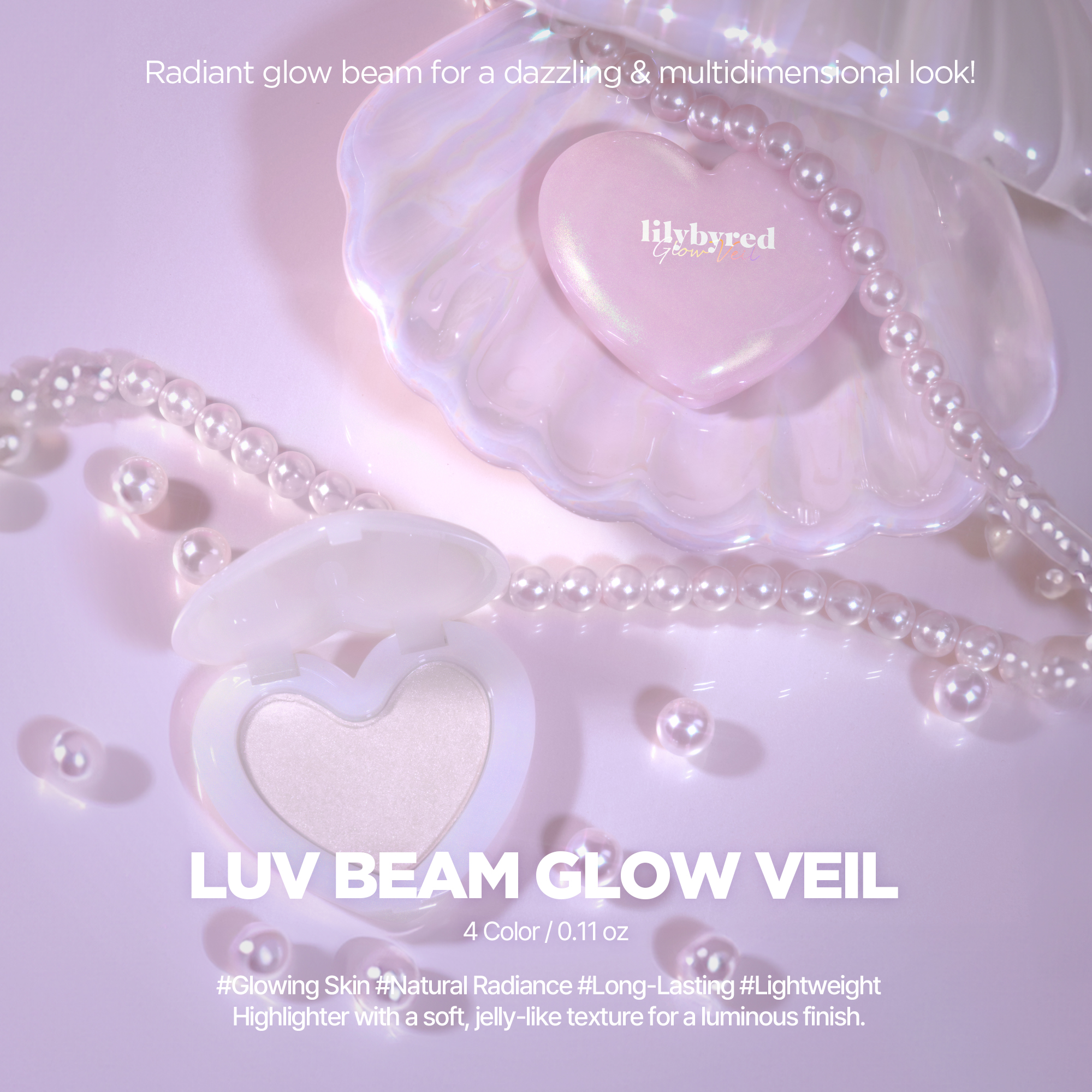 lilybyred Luv Beam Glow Veil 02 Holy Beam 0.11oz.(3.2g) - Image 2 of 2