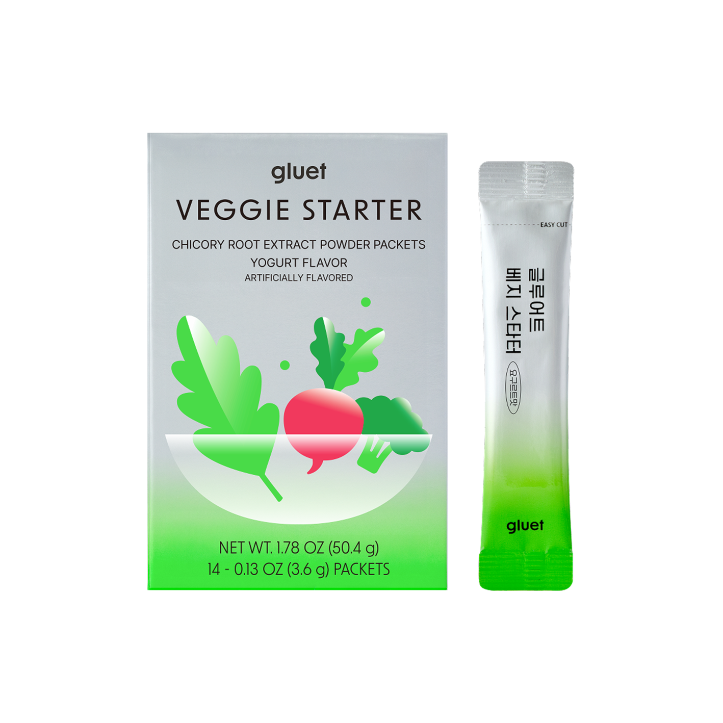 [2flavors] Gluet Veggie Starter 0.13 oz.(3.6g) x 14 Sticks - Image 2 of 4