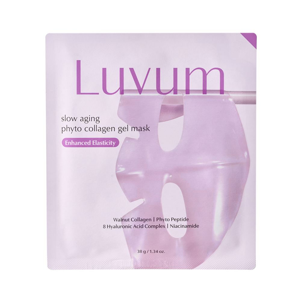 Luvum Slow Aging Phyto Collagen Gel Mask Sheet 1.34 oz.(38g) x 5p