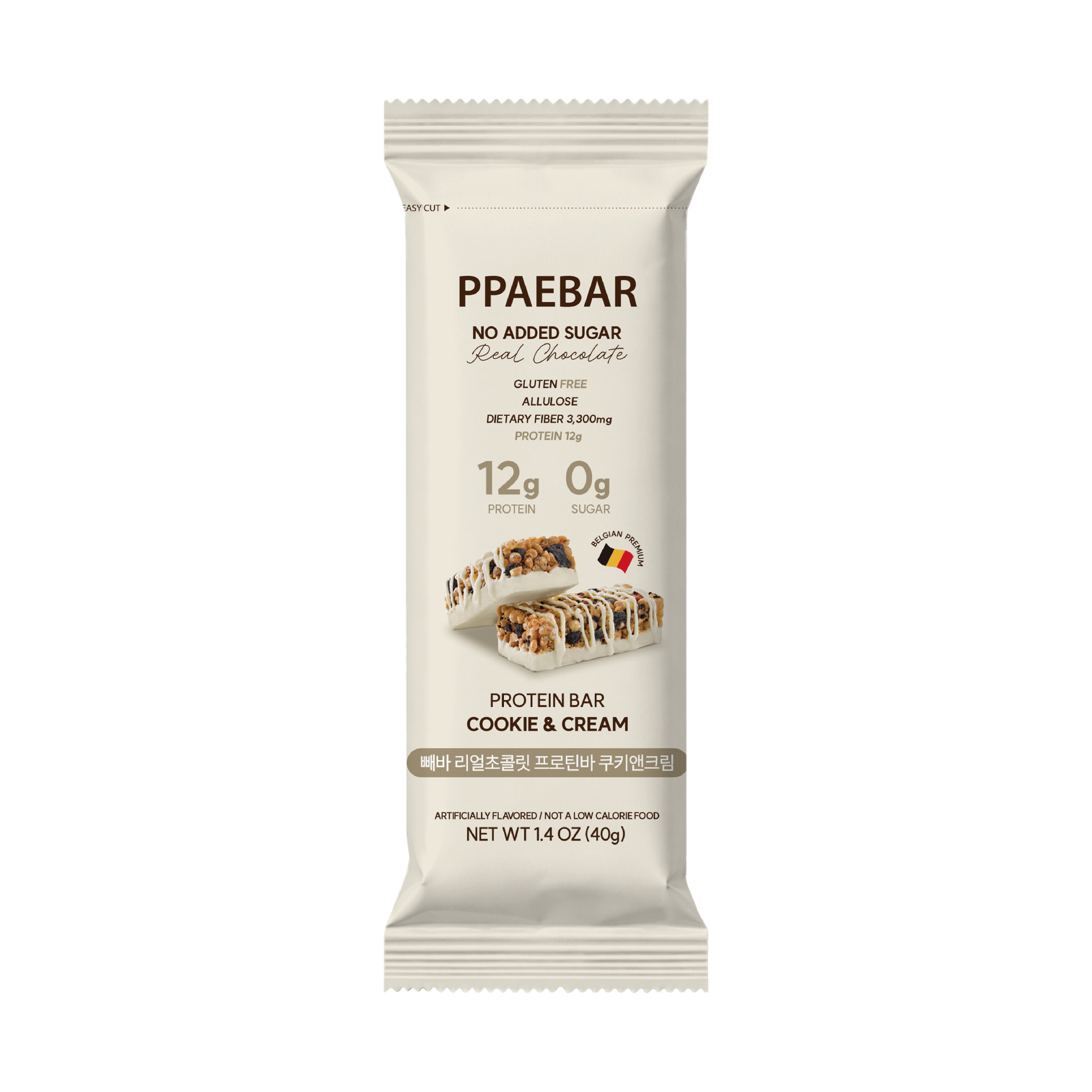 [4flavors] PPAEBAR Real Chocolate Protein Bar 1.4 oz.(40g) - Image 2 of 8