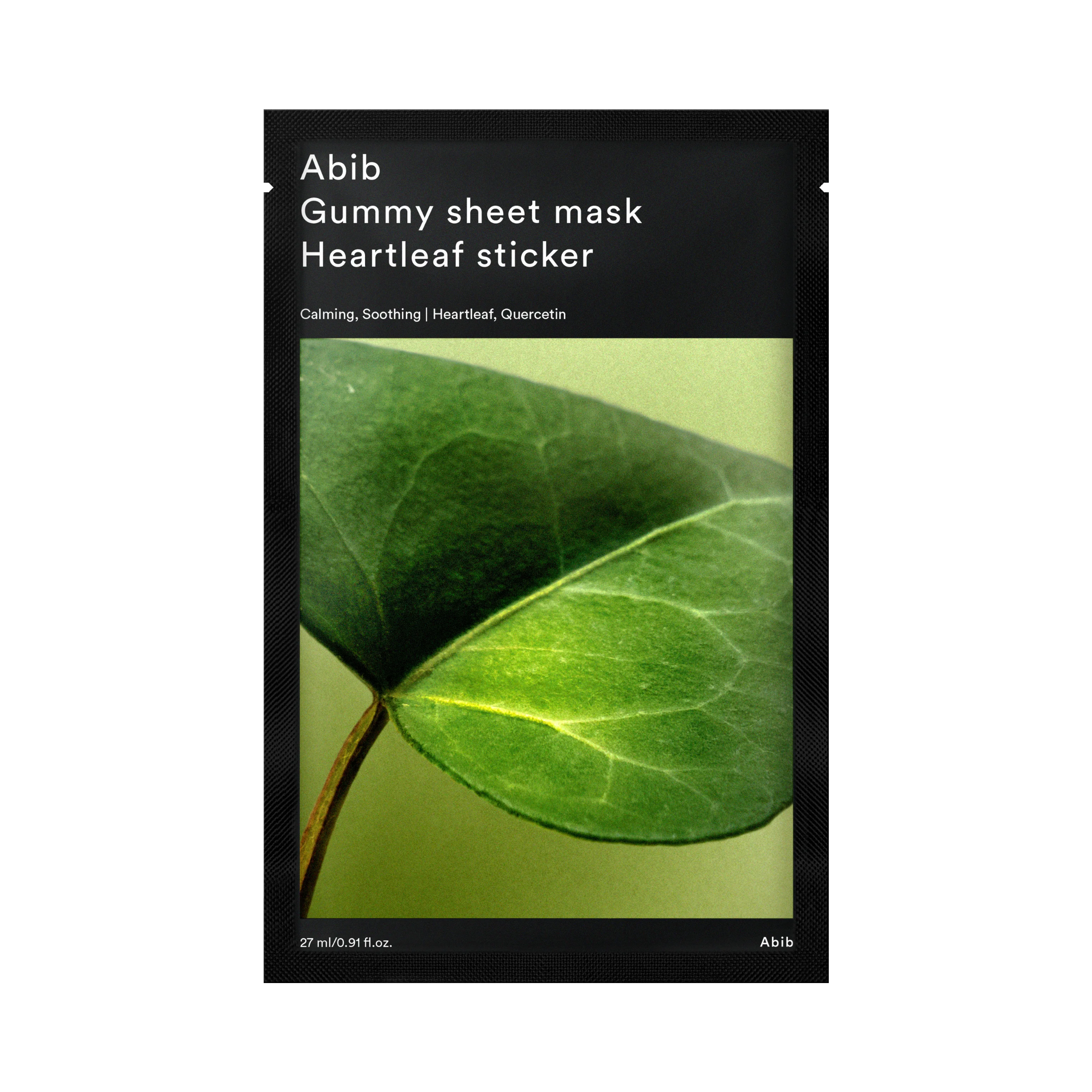 Abib Gummy Sheet Mask Heartleaf Sticker 0.91 fl. oz.(27ml)