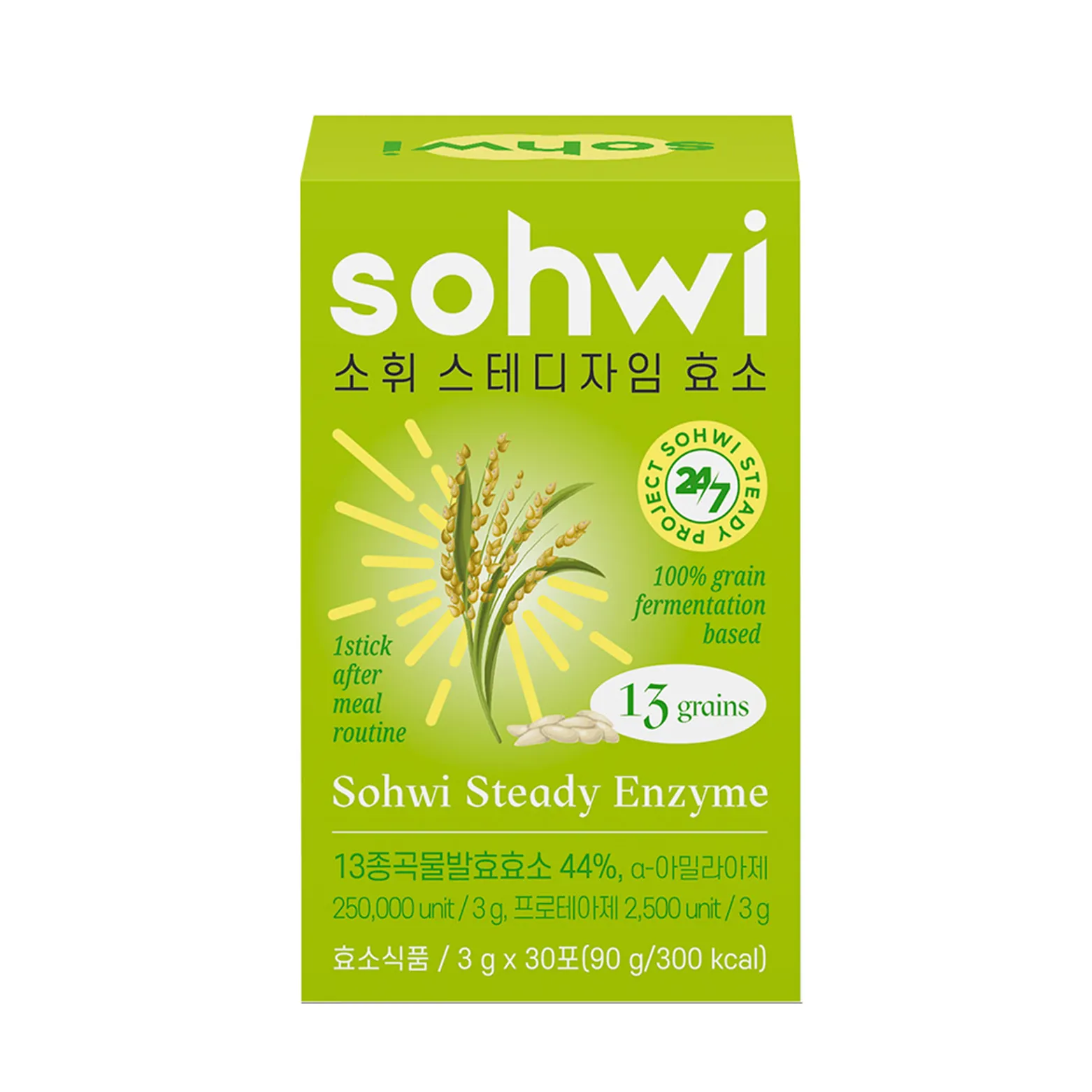 Sohwi Steady Enzyme 0.1 oz.(3g) x 30ea
