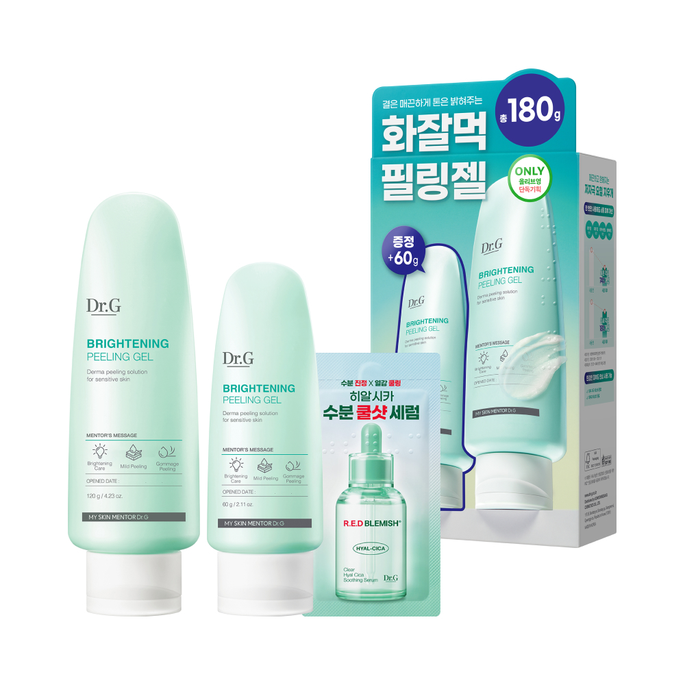 Dr.G Brightening Peeling Gel 4.23 oz.(120g) + 2.11 oz.(60g) +