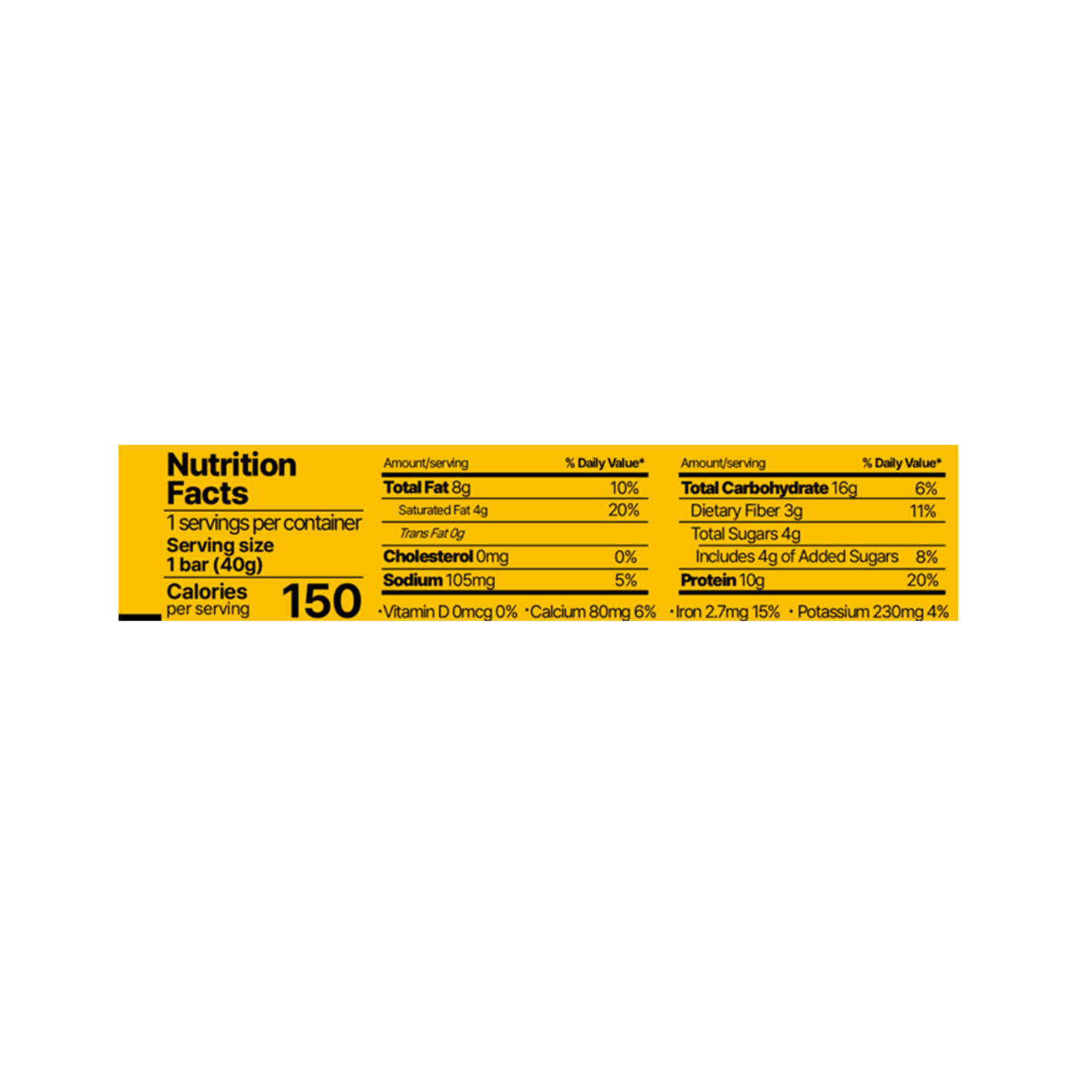 proteinmill Haru Protein Bar Z Choco Cake 1.4 oz.(40g) - Image 2 of 2
