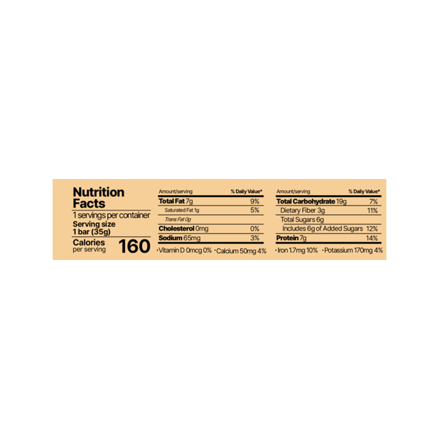 proteinmill Haru Protein Bar Crunch Cacao 1.2 oz.(35g) - Image 2 of 2