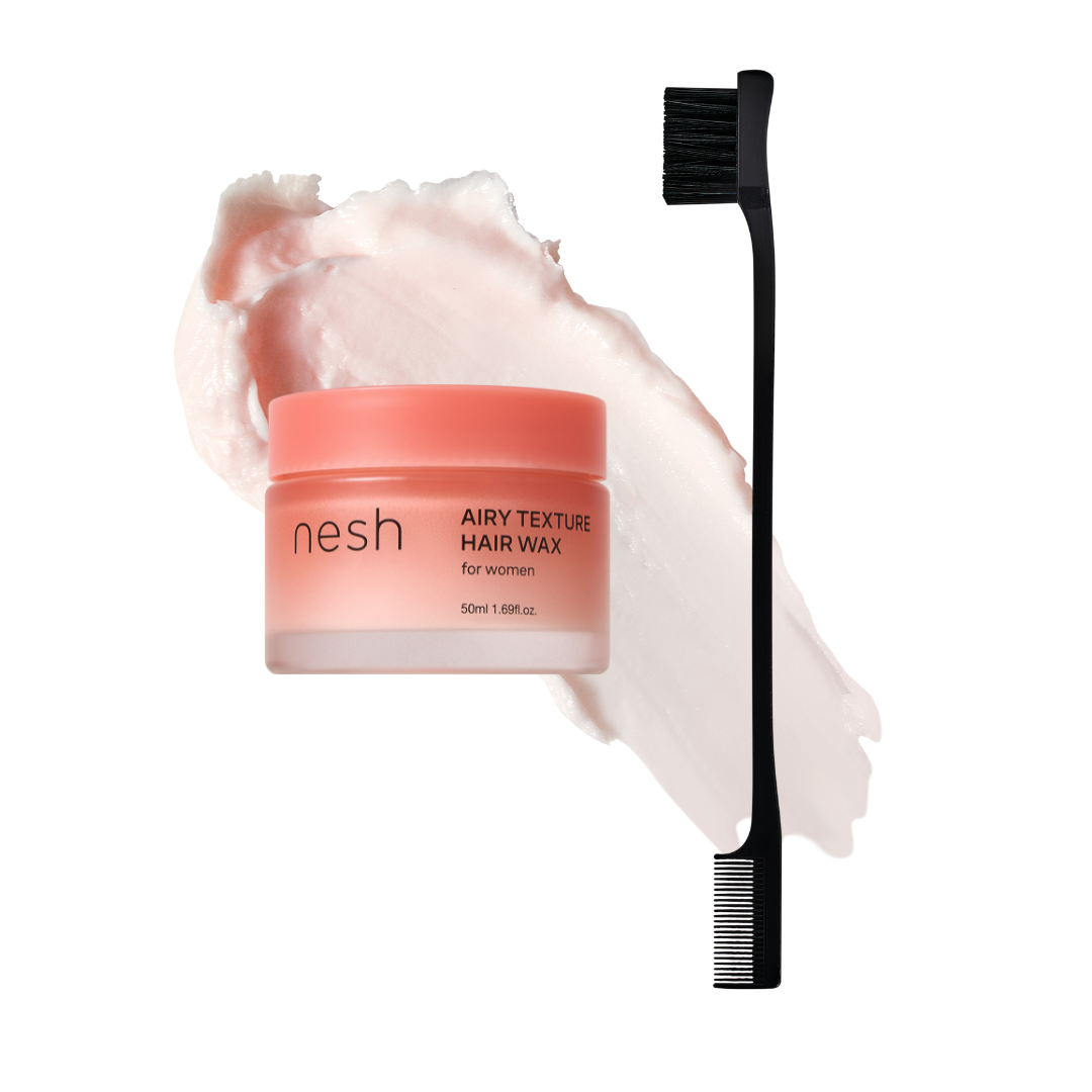 nesh Airy Texture Hair Wax Brush Set 1.69 fl. oz.(50ml) | OLIVE
