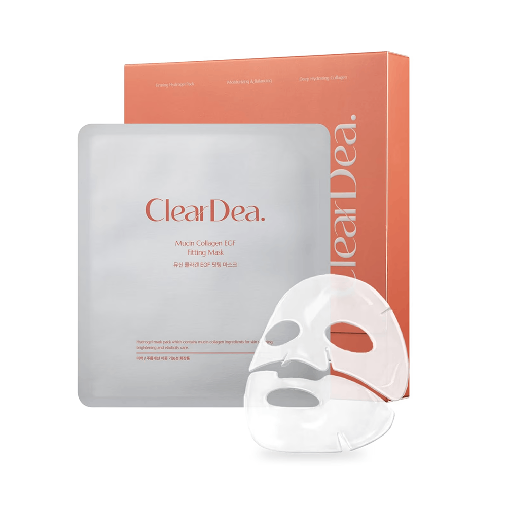 ClearDea Mucin Collagen EGF Fitting Mask 1.26 oz.(36g) x 5sheets