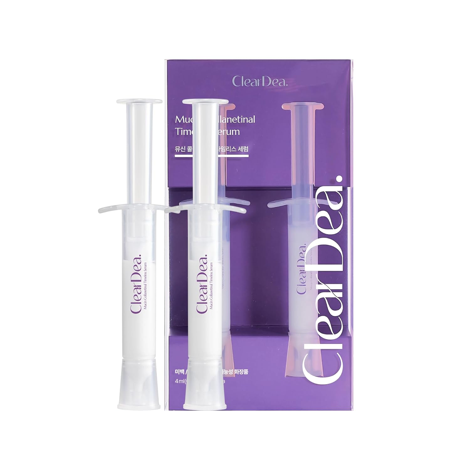 ClearDea Mucin Collanetinal Timeless Serum 2ea 0.13 fl. oz.(4ml)