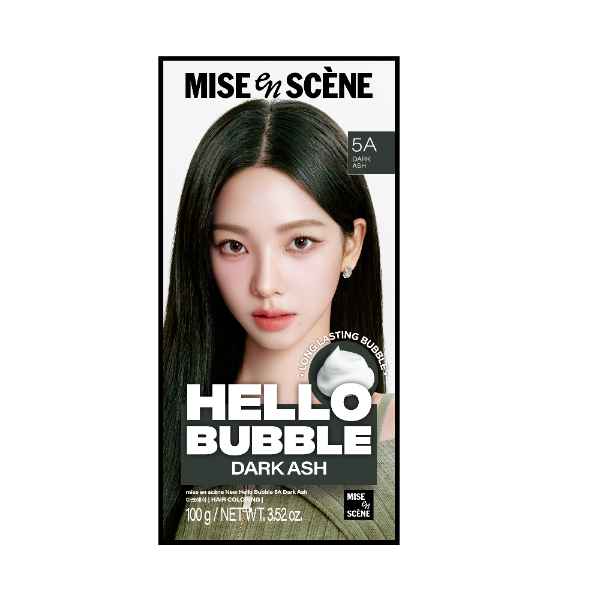 Mise-en-scène Hello Bubble 5a Dark Ash 3.52 oz.(100g)