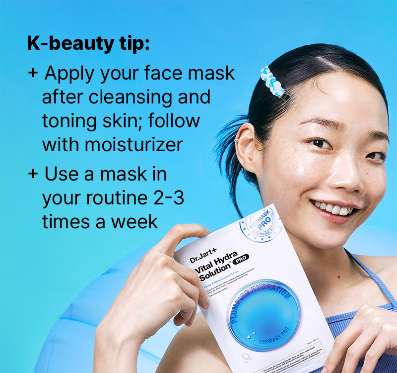 Dr.Jart+ Hydrating & Soothing Face Mask Value Set - Vital Hydra / Soothing / Cicapair / Ceramidin (4P) - Image 8 of 8