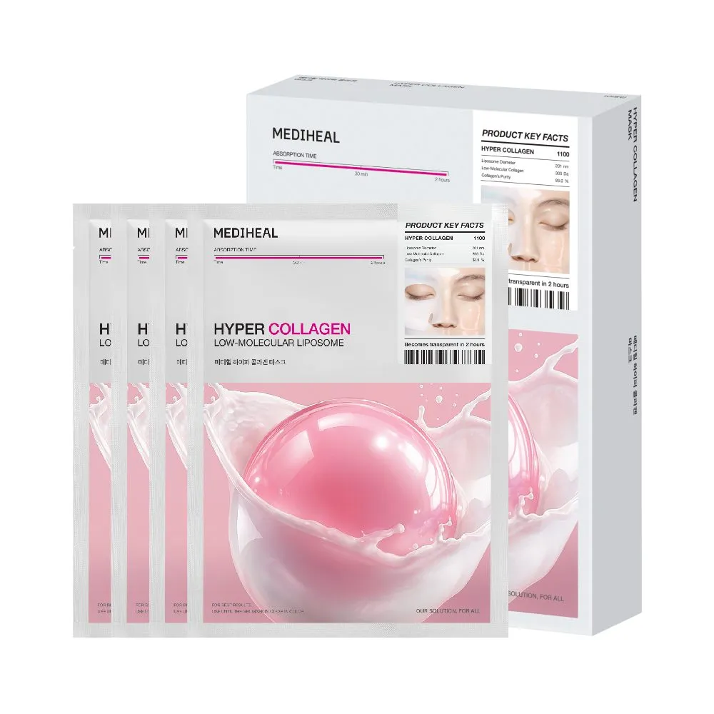 MEDIHEAL [2types] MEDIHEAL Hyper Gel Mask 1.23 oz.(35g) X 4ct