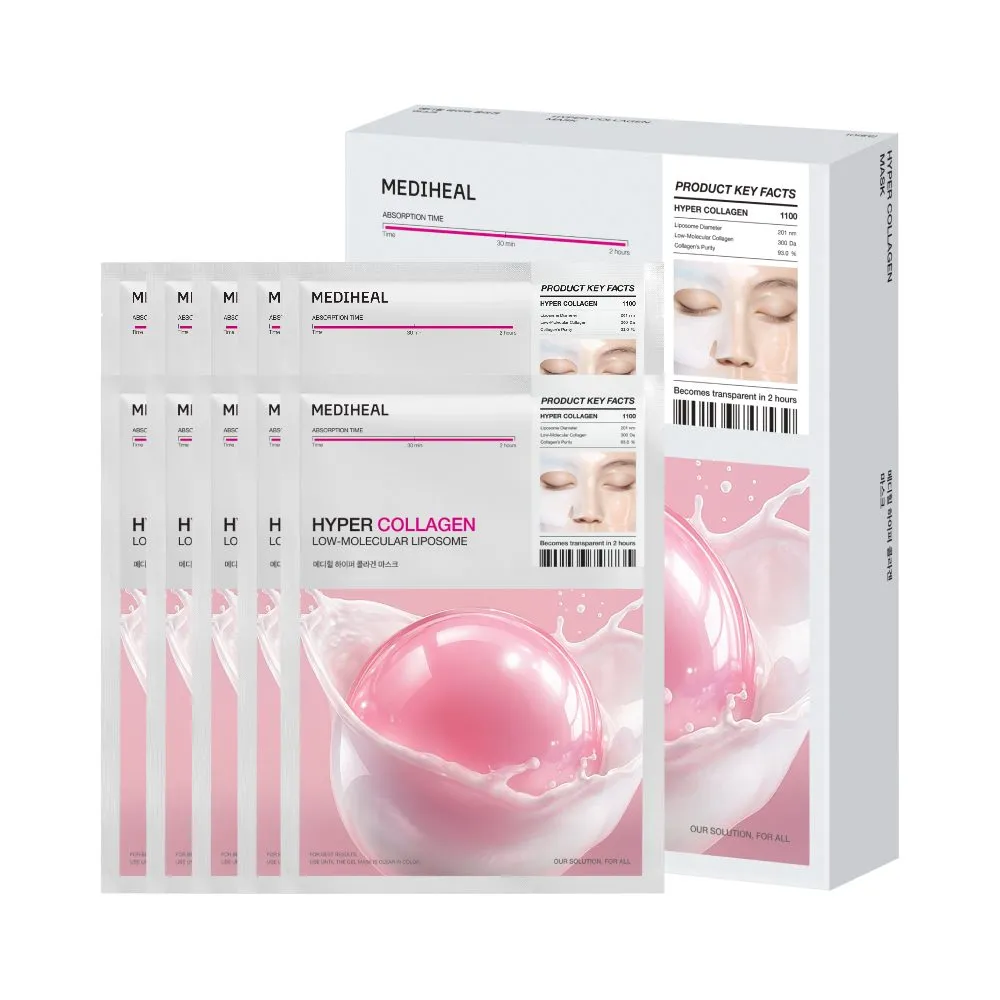 MEDIHEAL [2types] MEDIHEAL Hyper Gel Mask 1.23 oz.(35g) X 10ct
