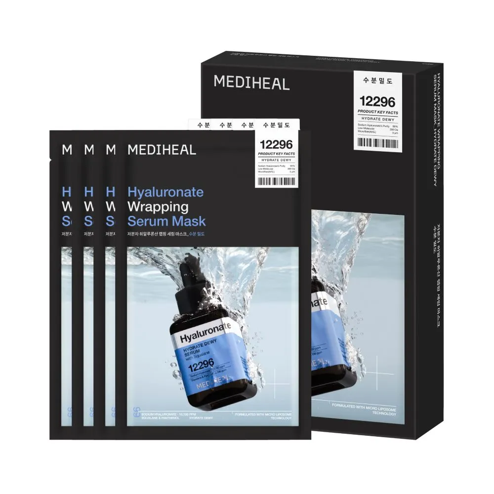 [6types] MEDIHEAL Wrapping Serum Mask 4ct 0.84 fl. oz.(25ml) - Image 6 of 6