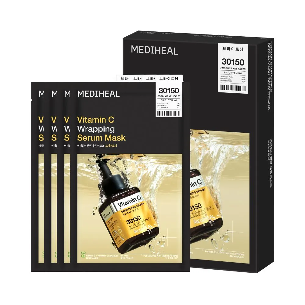 [6types] MEDIHEAL Wrapping Serum Mask 4ct 0.84 fl. oz.(25ml) - Image 3 of 6