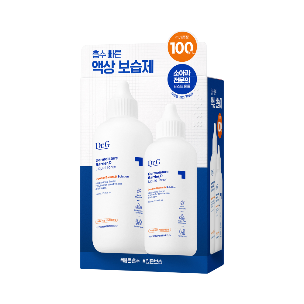 Dr.G Dermoisture Barrier.D Liquid Toner Set 6.76 fl. oz.(200ml) (+ Toner 3.38 fl. oz.(100ml)) - Image 3 of 3