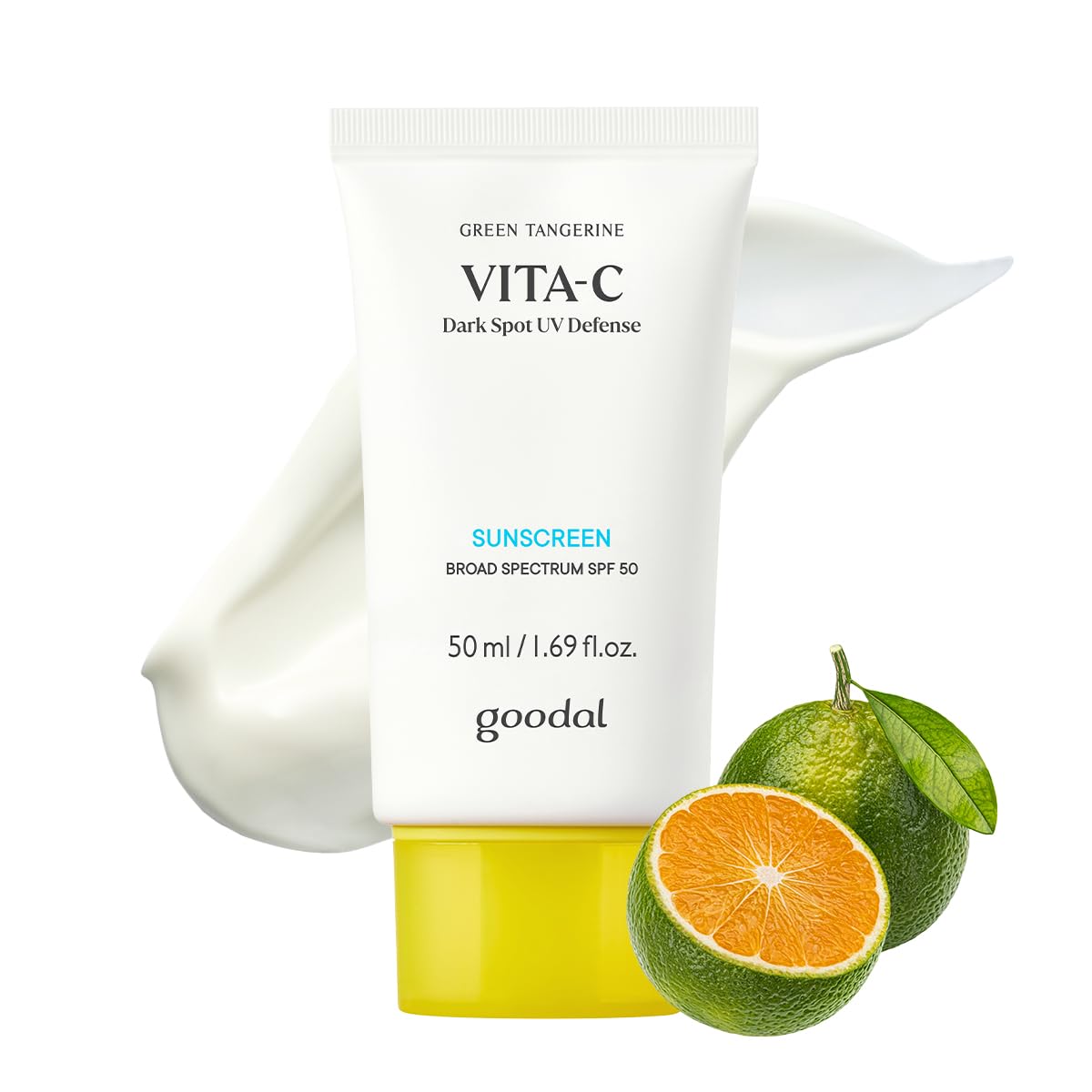 GOODAL Green Tangerine Vita C Dark Spot UV Defense Sun Screen 1.69 fl. oz.(50ml)