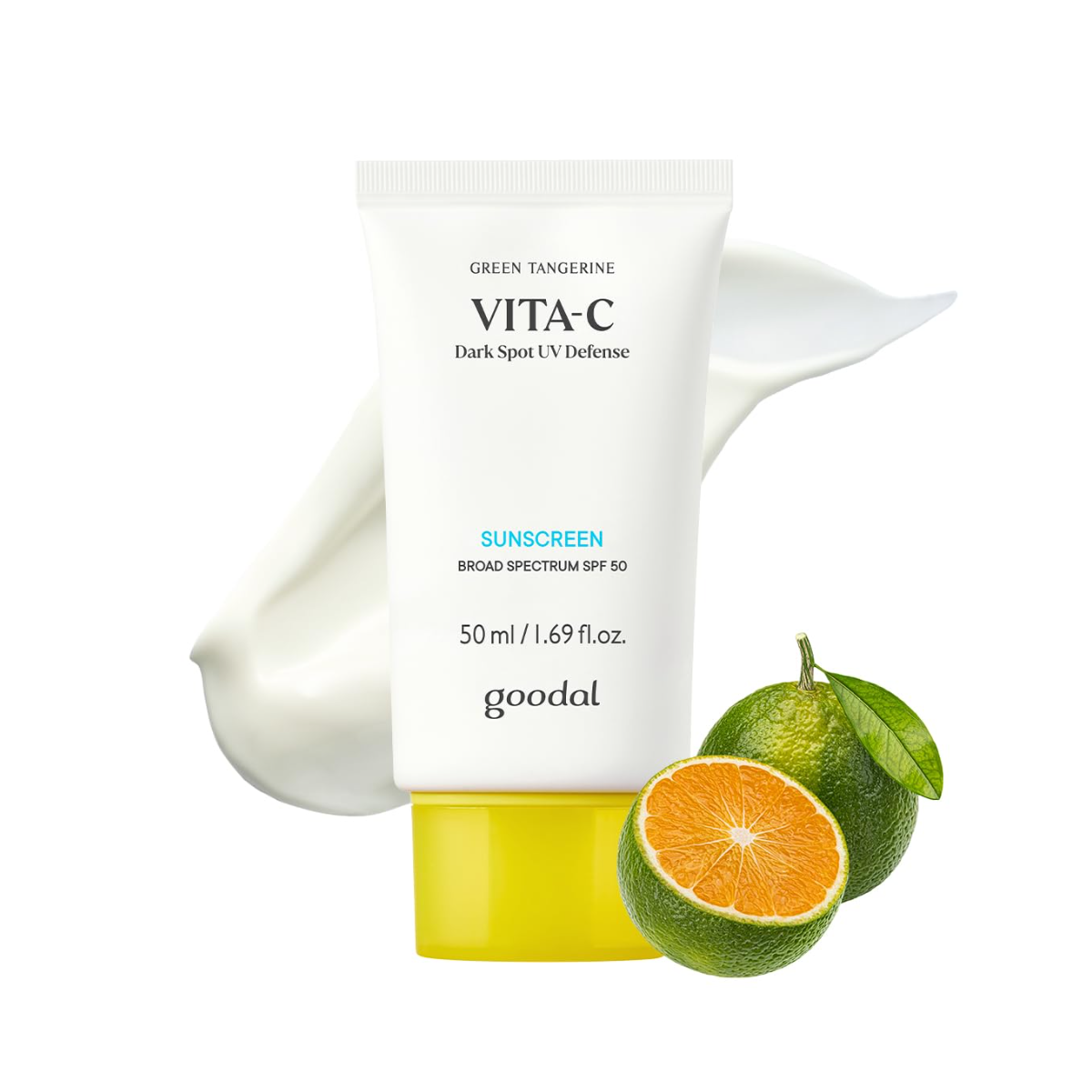 GOODAL Green Tangerine Vita C Dark Spot UV Defense Sun Screen 1.69 fl. oz.(50ml)