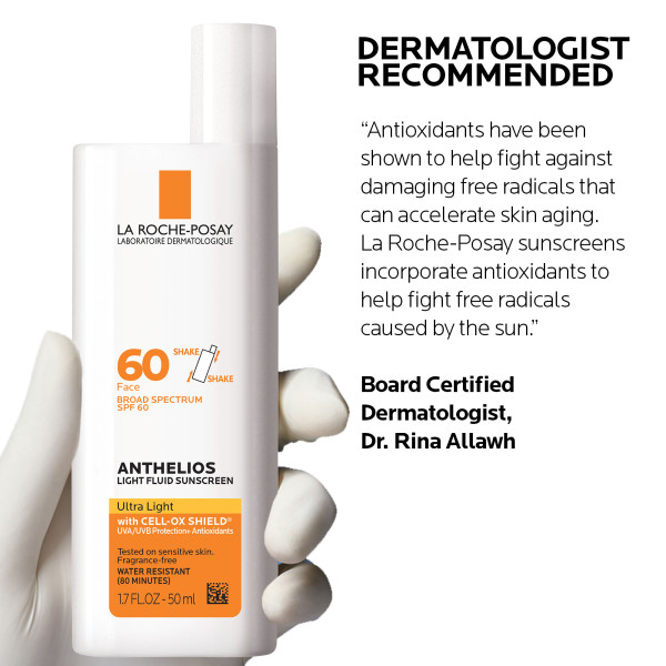 La Roche Posay Anthelios Ultra Light Fluid Sunscreen SPF 60 1.7 fl. oz.(50ml) - Image 5 of 6