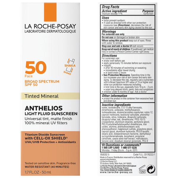 La Roche Posay Anthlios Mineral Tinted Sunscreen SPF 50 1.7 fl. oz. (50g) - Image 7 of 7