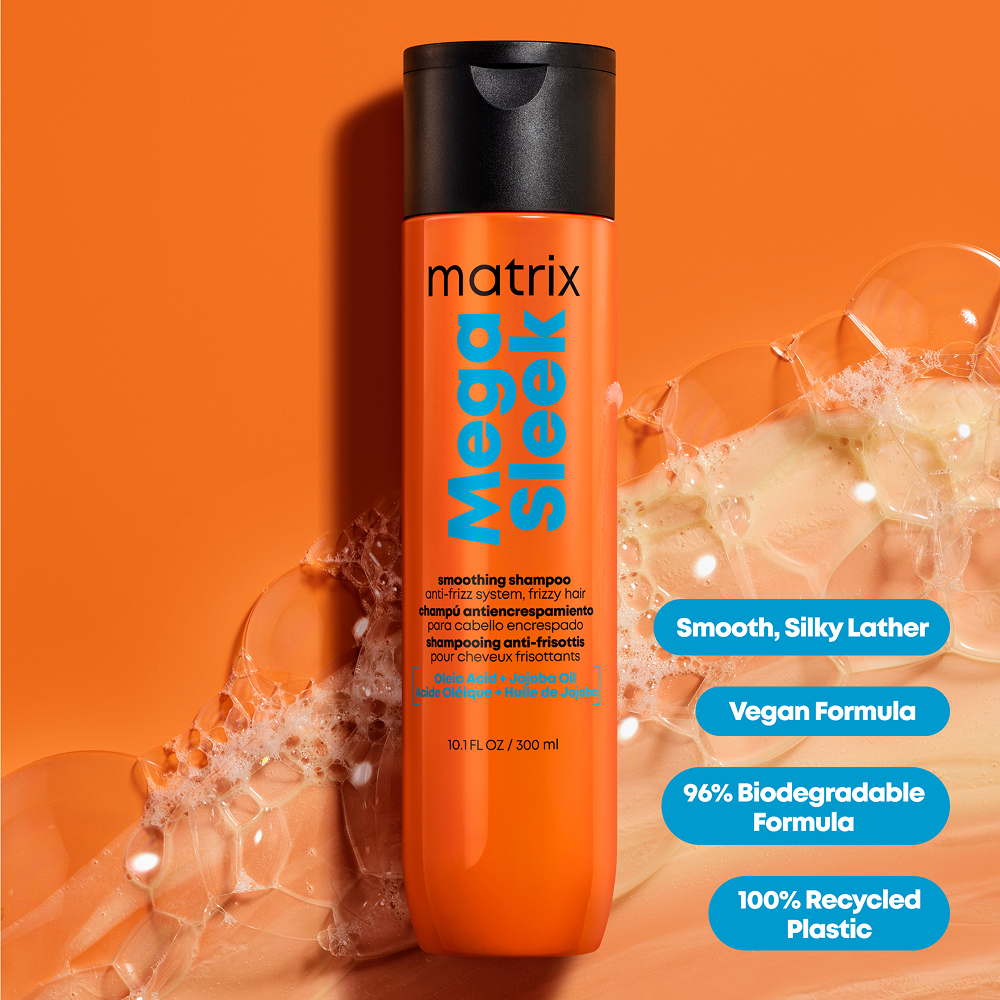 MATRIX Mega Sleek Anti-Frizz Shampoo 10.1 fl. oz.(300ml) - Image 7 of 8