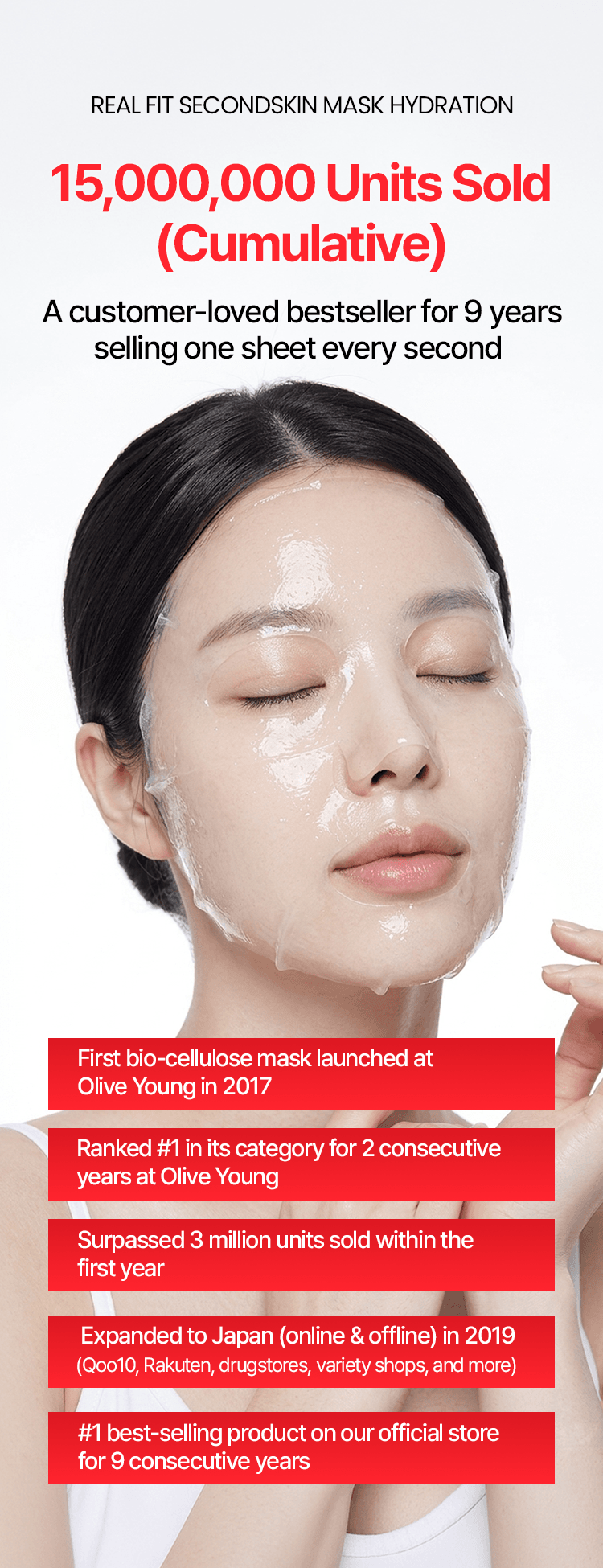 briskin Real Fit Secondskin Mask [AC-Control] 0.98 oz.(28g) detail 1