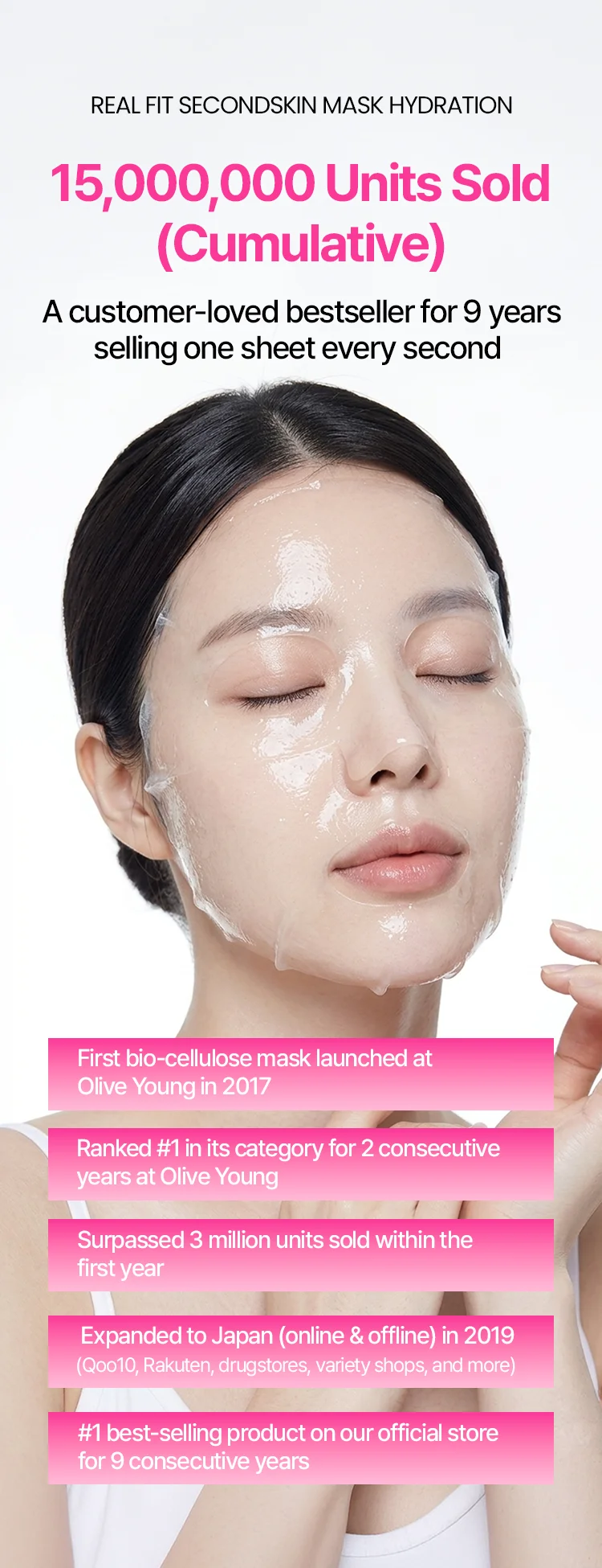 briskin Real Fit Secondskin Mask [Radiance] 0.98 oz.(28g) detail 1