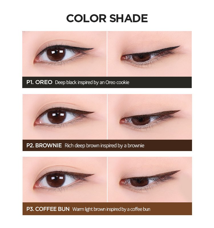 [3colors] MERZY The First Pen Eyeliner 0.01 oz.(0.5g) detail 3