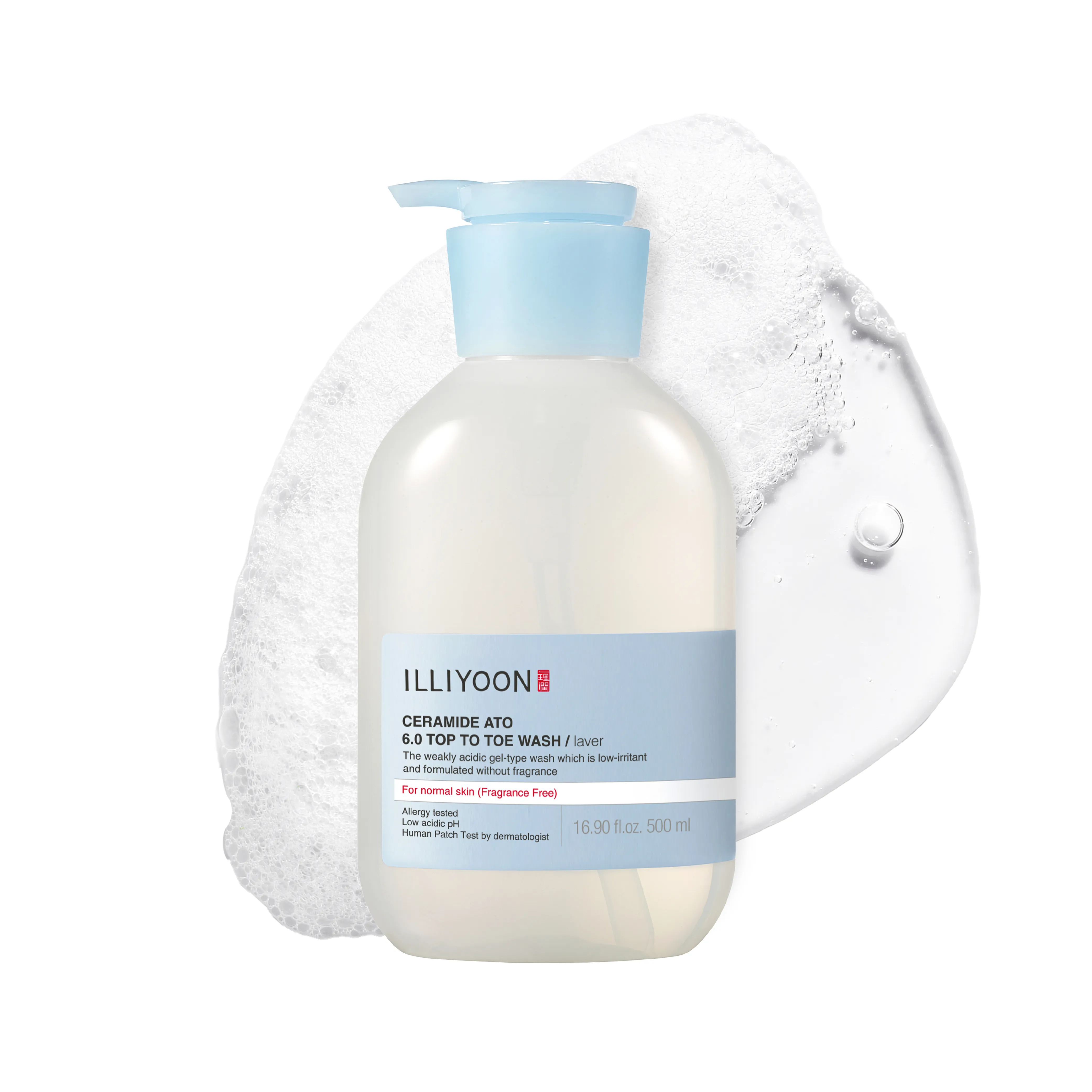 ILLIYOON Ceramide Ato 6.0 Top To Toe Wash 16.9 fl. oz.(500ml)