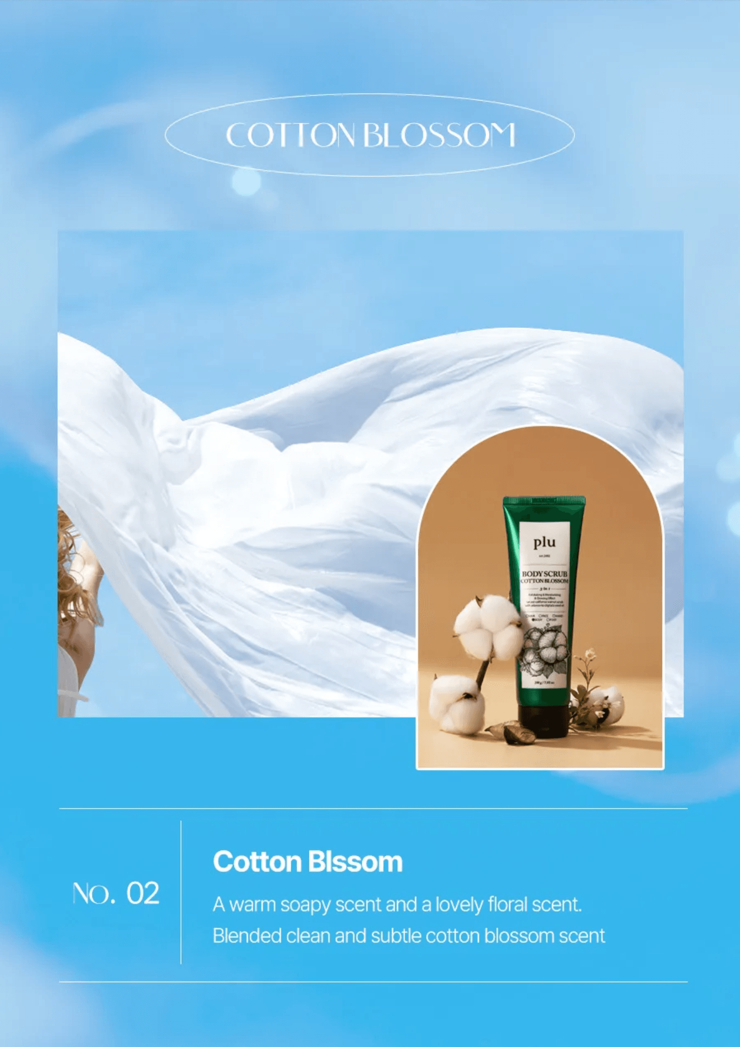 [4scents] plu Body Scrub 7.05 oz.(200g) detail 7