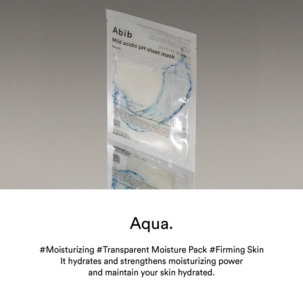 Abib Mild Acidic Ph Sheet Mask Aqua Fit 1.01 fl. oz.(30ml) detail 3