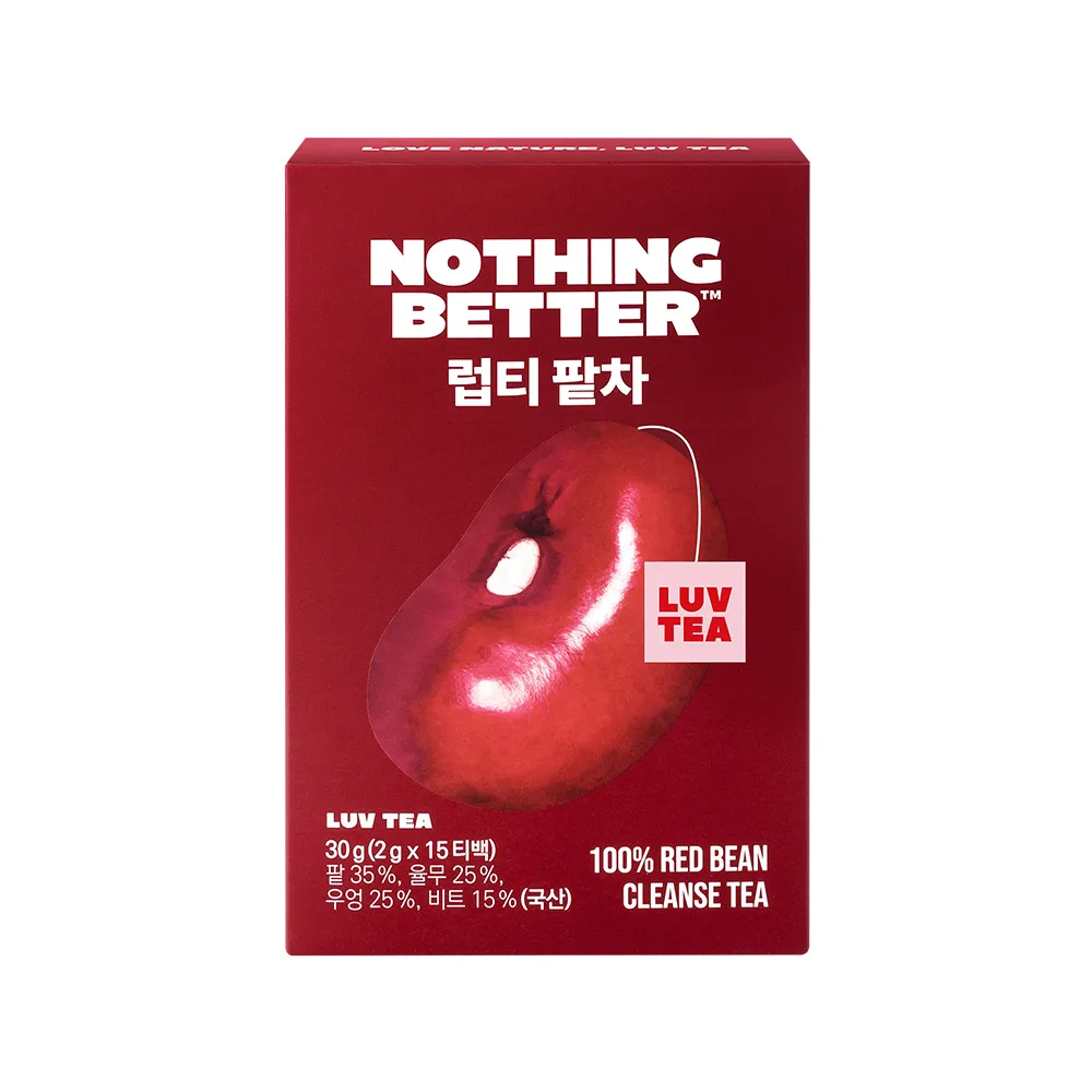 NOTHING BETTER Luv Tea Red Bean Tea 15ea 1.05 oz.(30g)