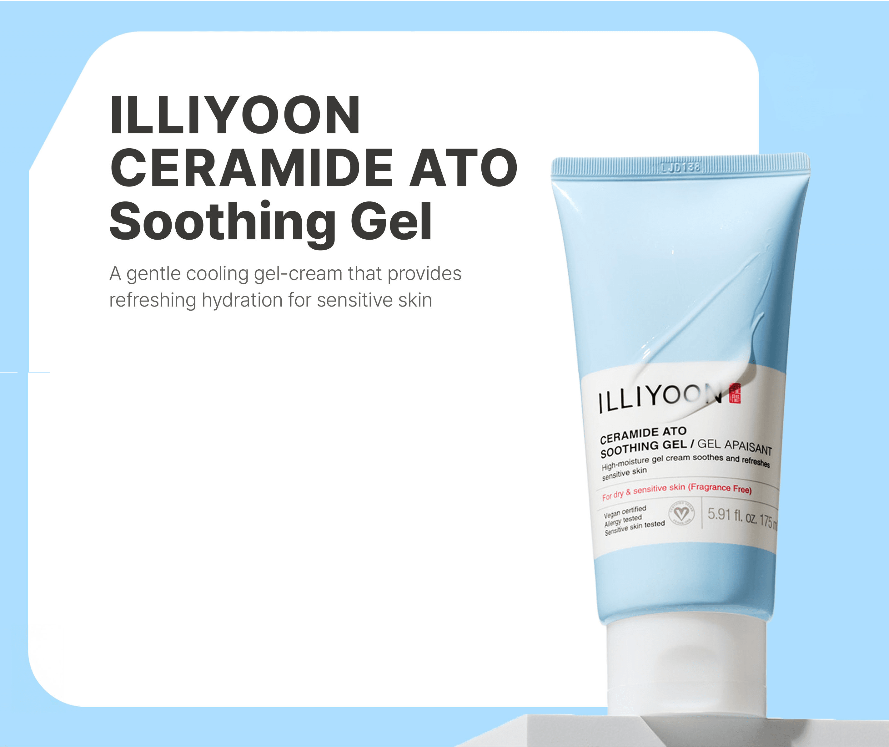 ILLIYOON Ceramide Ato Soothing Gel 5.91 fl. oz.(175ml) detail 1