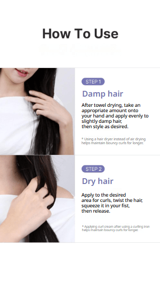 DALEAF Glam Curl Cream 5.07 oz.(150ml) detail 3