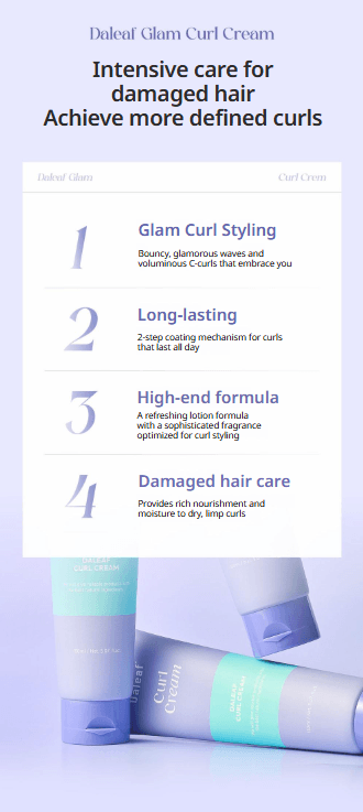 DALEAF Glam Curl Cream 5.07 oz.(150ml) detail 2