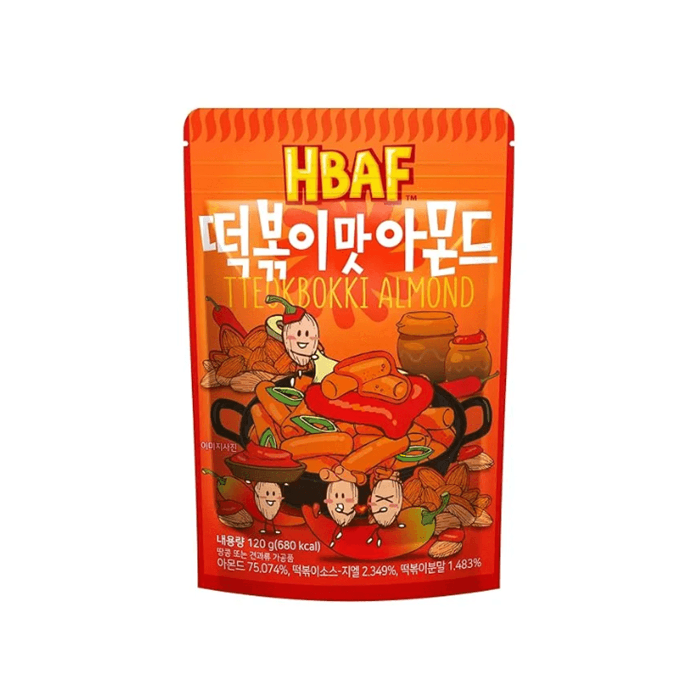 HBAF Tteokbokki Almond 4.23 oz.(120g) detail 3