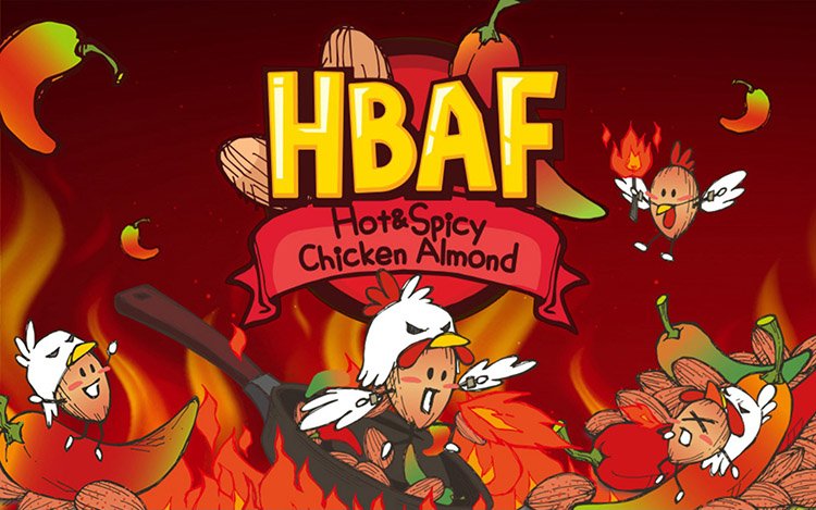HBAF Hot & Spicy Almond 4.23 oz.(120g) detail 1
