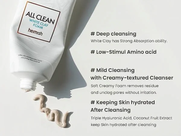 HEIMISH All Clean White Clay Foam 5.29 oz.(150g) detail 2