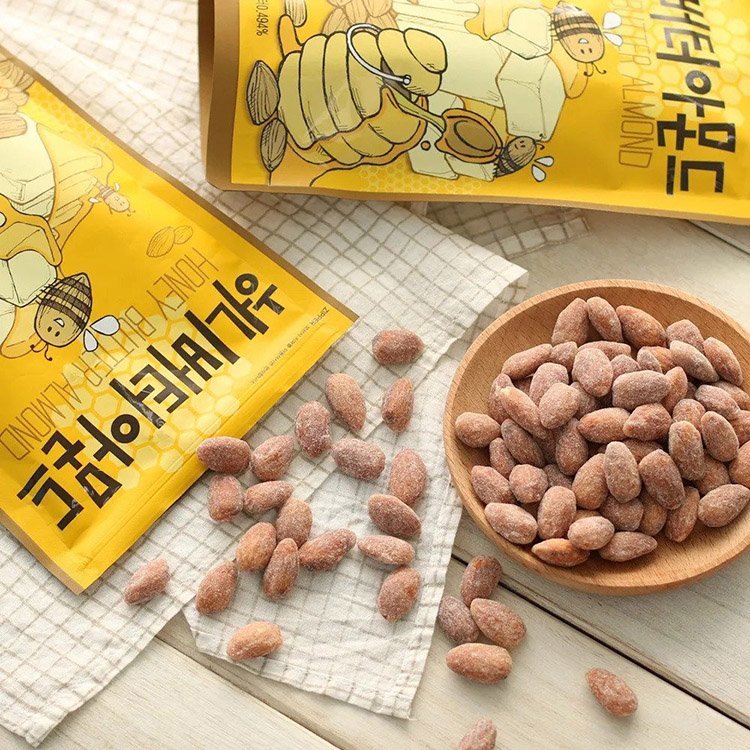 HBAF Honey Butter Almond 4.23 oz.(120g) detail 2