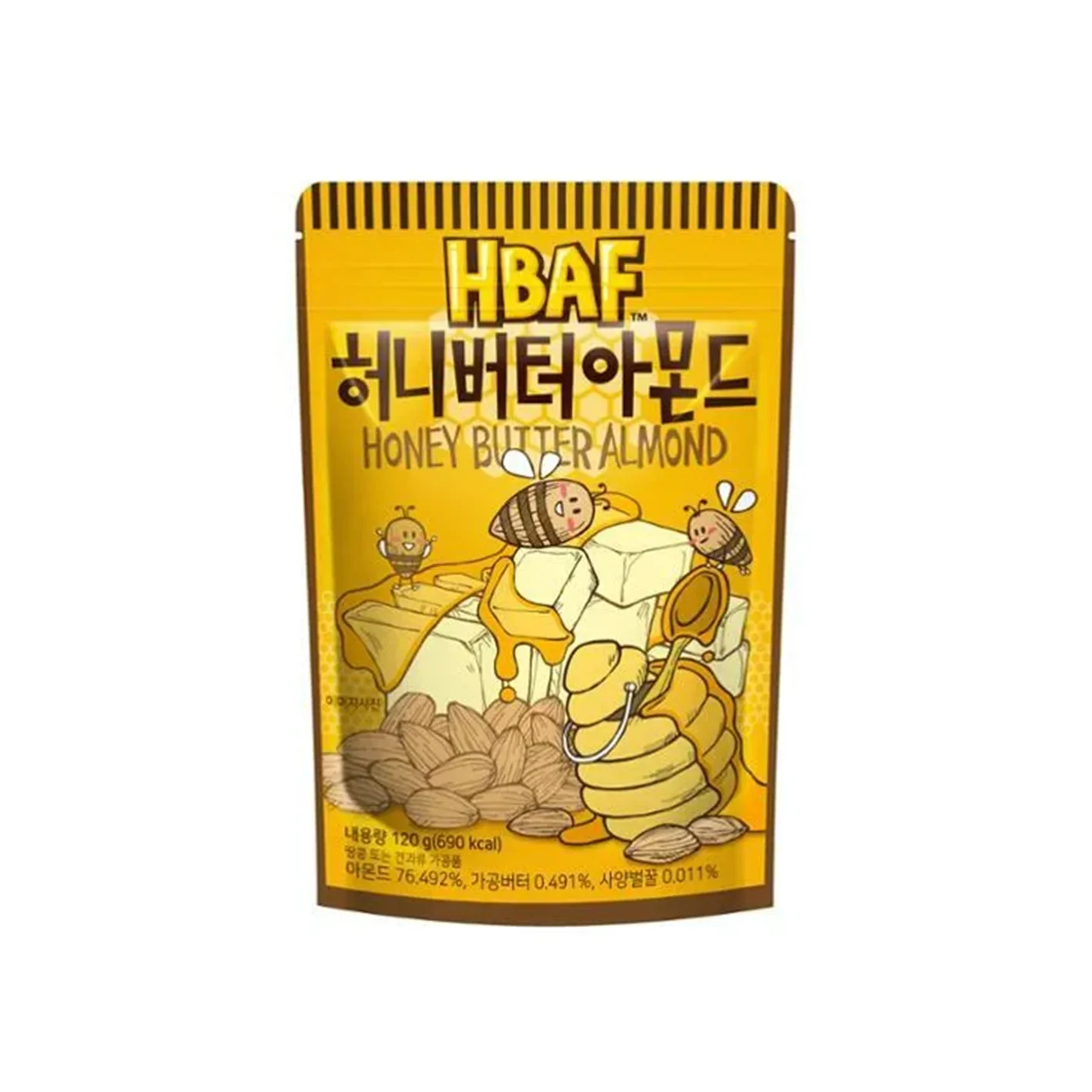 HBAF Honey Butter Almond 4.23 oz.(120g) detail 3