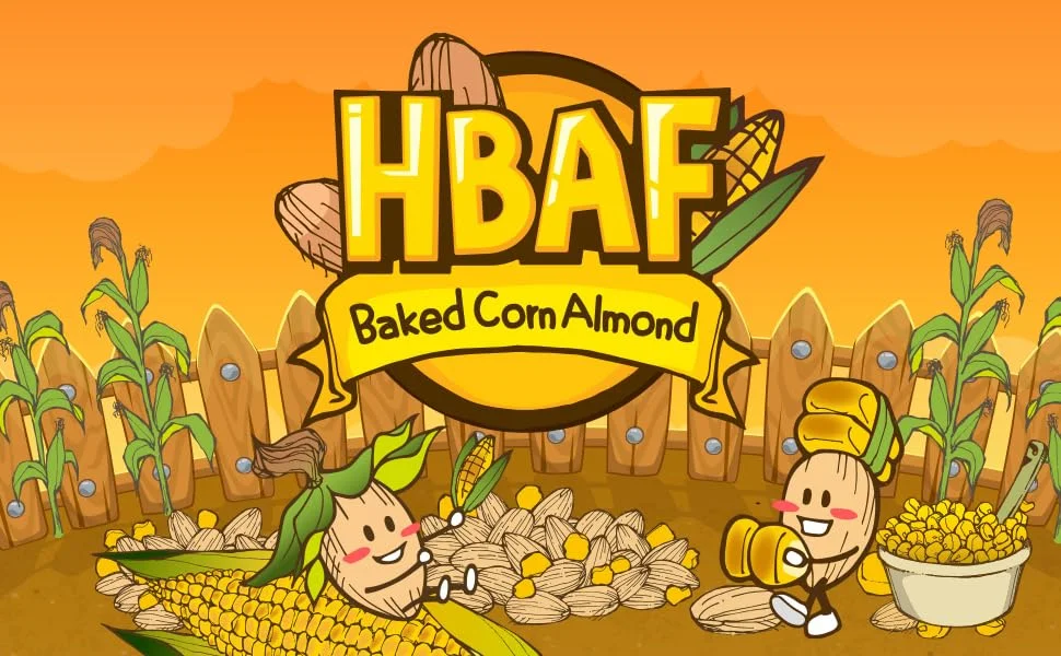 HBAF Baked Corn Almond 4.23 oz.(120g) detail 1