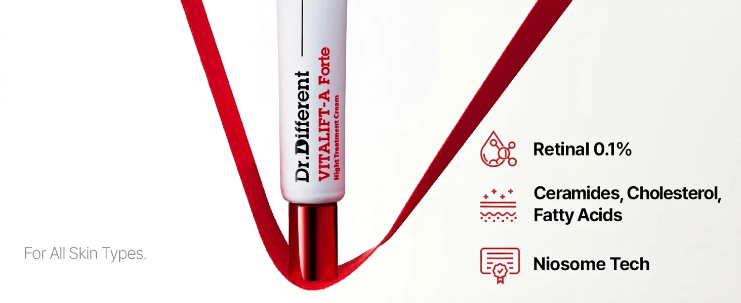 Dr.Different Vitalift-a Forte Retinal 0.1% Cream 0.70 oz.(20g) detail 2