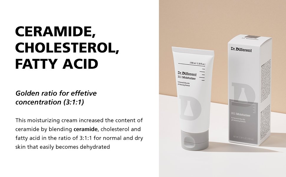Dr.Different 311 Moisturizer For Normal/dry Skin 3.38 fl. oz.(100ml) detail 3